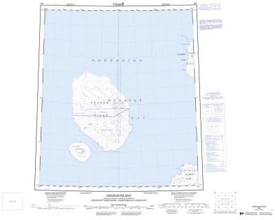 059D - GRAHAM ISLAND - Topographic Map