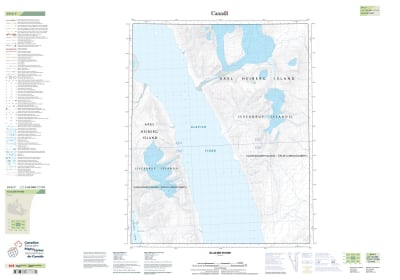 059E07 - GLACIER FIORD - Topographic Map