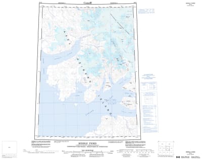 059G - MIDDLE FIORD - Topographic Map