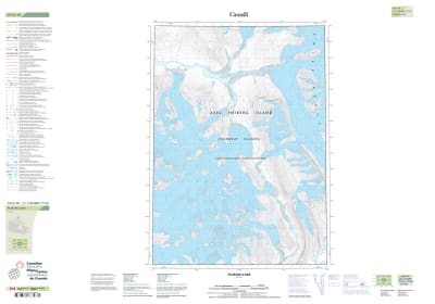 059G10 - PLATEAU LAKE - Topographic Map