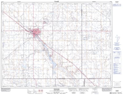 062E12 - WEYBURN - Topographic Map