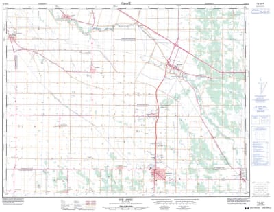 062H10 - STE. ANNE - Topographic Map