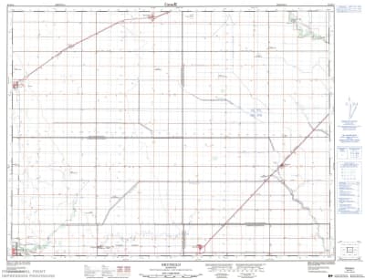 062H12 - BRUNKILD - Topographic Map