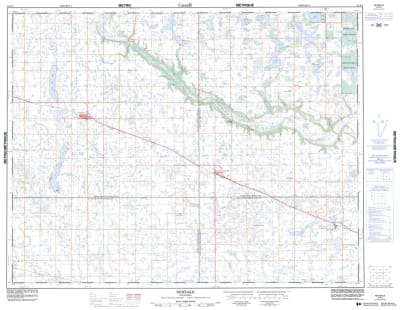 062K08 - NEWDALE - Topographic Map