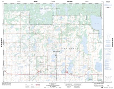 062K09 - ELPHINSTONE - Topographic Map