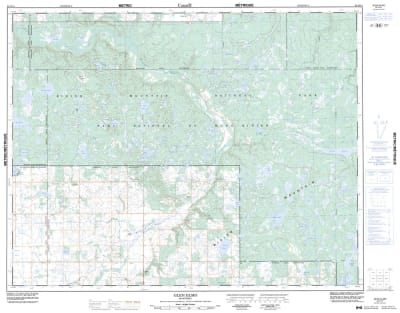 062K15 - GLEN ELMO - Topographic Map