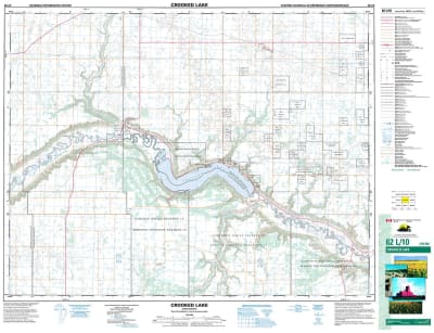 062L10 - CROOKED LAKE - Topographic Map
