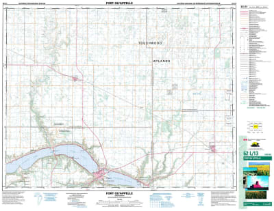 062L13 - FORT QU'APPELLE - Topographic Map