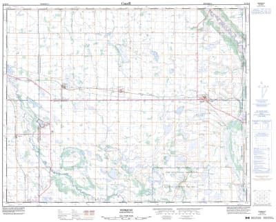 062M16 - NORQUAY - Topographic Map