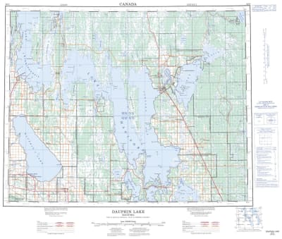 062O - DAUPHIN LAKE - Topographic Map