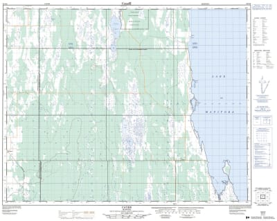 062O06 - CAYER - Topographic Map