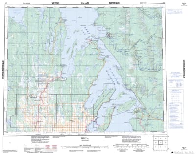 062P - HECLA - Topographic Map