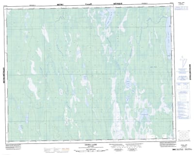 062P12 - HOWE LAKE - Topographic Map