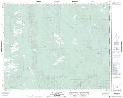 062P16 - MAGNUSSON LAKE - Topographic Map