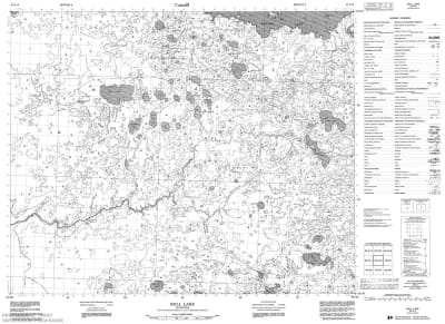063A10 - BULL LAKE - Topographic Map