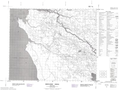 063A14 - MARCHAND CREEK - Topographic Map