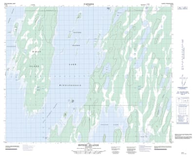 063B05 - SISTERS ISLANDS - Topographic Map