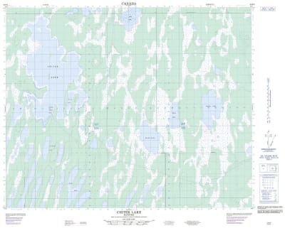 063B06 - CHITEK LAKE - Topographic Map