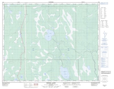 063B07 - REEDY LAKE - Topographic Map