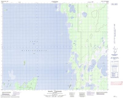 063B12 - POINT LARONDE - Topographic Map