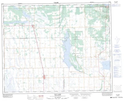 063D05 - NUT LAKE - Topographic Map