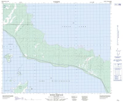 063F01 - EAST MOSSY PORTAGE - Topographic Map