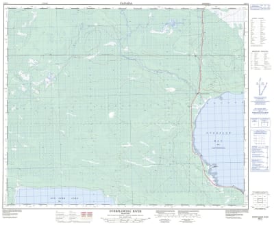 063F03 - OVERFLOWING RIVER - Topographic Map