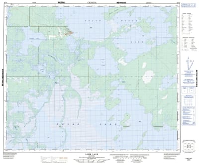 063F09 - LAMB LAKE - Topographic Map