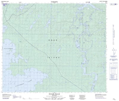063I05 - SUGAR FALLS - Topographic Map