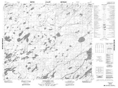 063I09 - ANDRONYK LAKE - Topographic Map