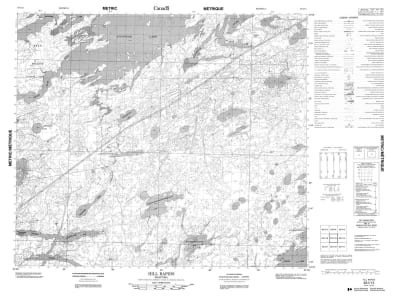 063I13 - HILL RAPIDS - Topographic Map