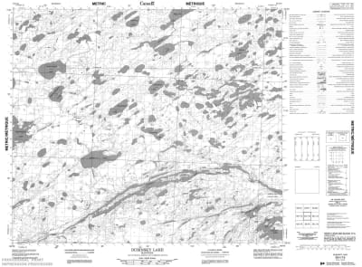 063I16 - DUBINSKY LAKE - Topographic Map