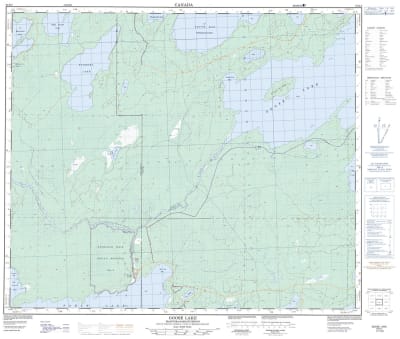 063K05 - GOOSE LAKE - Topographic Map