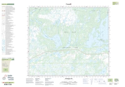 063K10 - ISKWASUM LAKE - Topographic Map