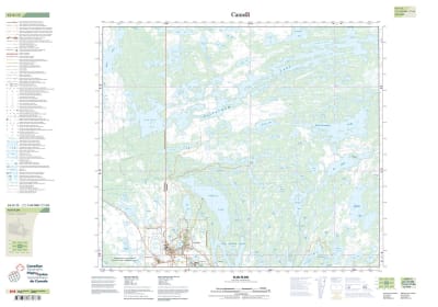 063K13 - FLIN FLON - Topographic Map