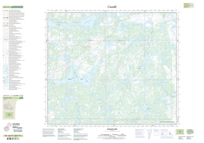 063K14 - NAOSAP LAKE - Topographic Map