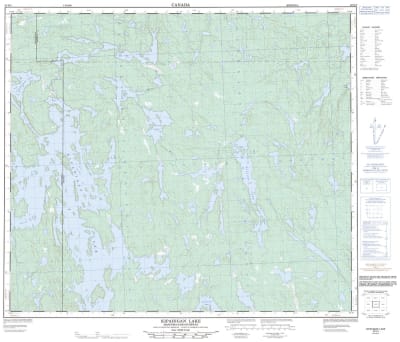 063N05 - KIPAHIGAN LAKE - Topographic Map
