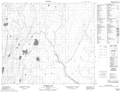 063O03 - MCNEILL LAKE - Topographic Map