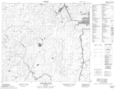 063O11 - APEGANAU RIVER - Topographic Map