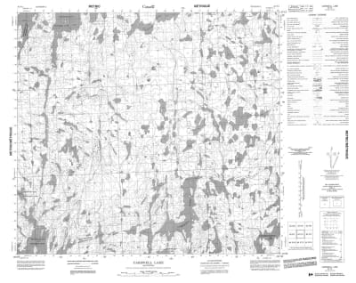 064F04 - CARSWELL LAKE - Topographic Map