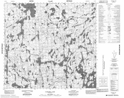 064F06 - CARLSON LAKE - Topographic Map