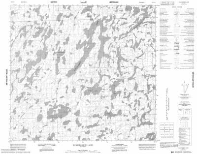 064F11 - HJALMARSON LAKE - Topographic Map