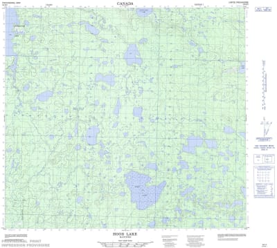 064H03 - HOOD LAKE - Topographic Map