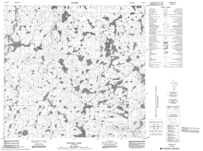 064H12 - MAJURY LAKE - Topographic Map