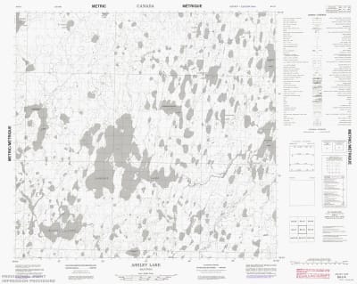 064I04 - ASHLEY LAKE - Topographic Map