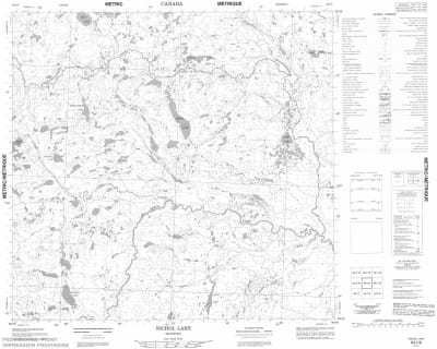 064I09 - COHEN LAKE - Topographic Map