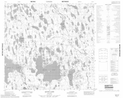 064I11 - QUINN LAKE - Topographic Map