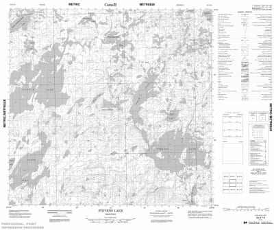 064K16 - STEVENS LAKE - Topographic Map