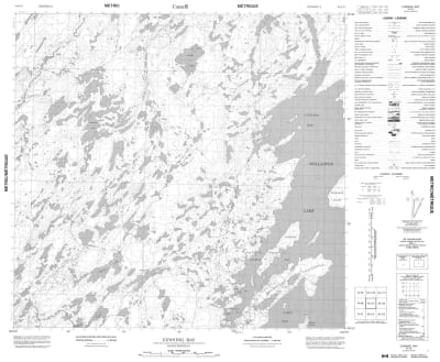 064L05 - CUNNING BAY - Topographic Map