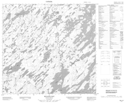 064L11 - KILLOCK BAY - Topographic Map